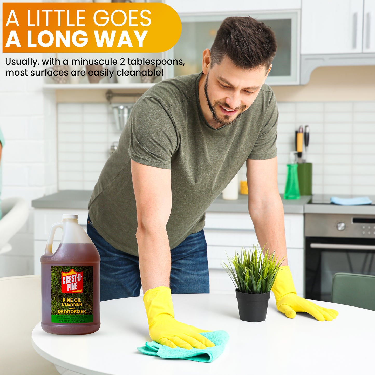 Crest-O-Pine Oil All-Purpose Cleaner, Degreaser & Deodorizer – 1 Gallon