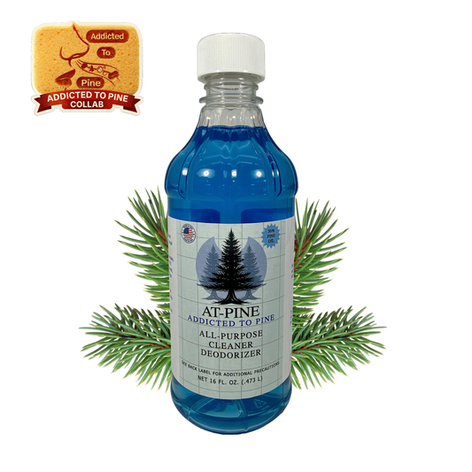 AT-Pine 50% Pine Oil All-Purpose Cleaner & Deodorizer - 16 oz | Addicted to Pine Collab