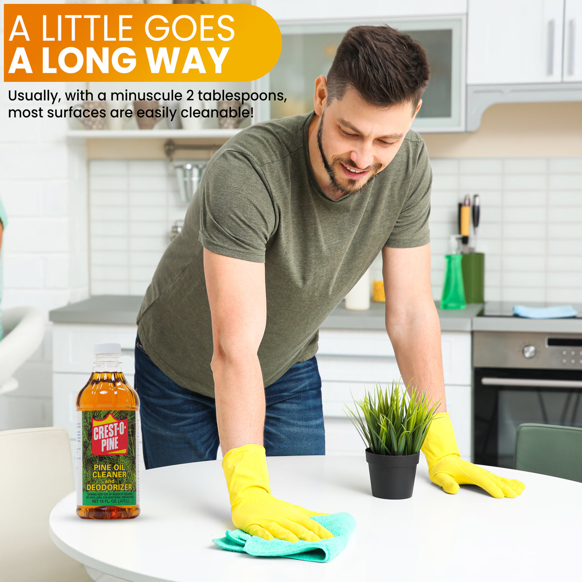 Crest-O-Pine Oil All-Purpose Cleaner, Degreaser & Deodorizer - 16 oz