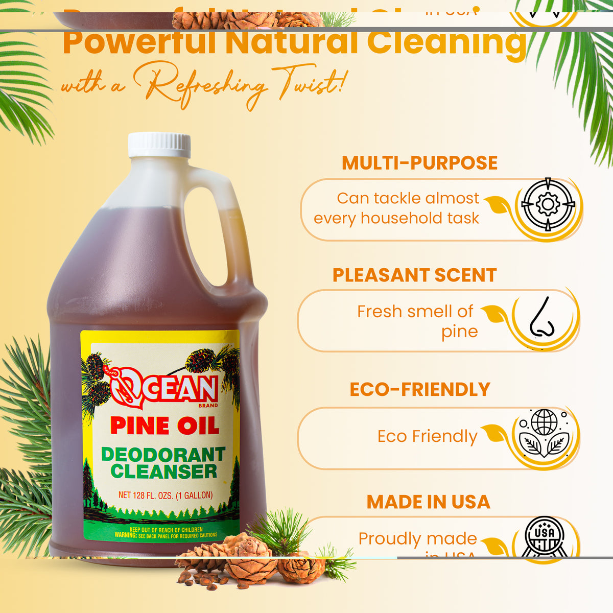 Ocean Pine Oil Multipurpose Cleaner – 1 Gallon