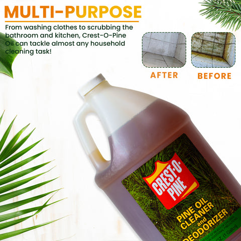 pine oil herbicide Crest-O-Pine Oil All-Purpose Cleaner, Degreaser & Deodorizer – 1 Gallo – The Pine Oil Company